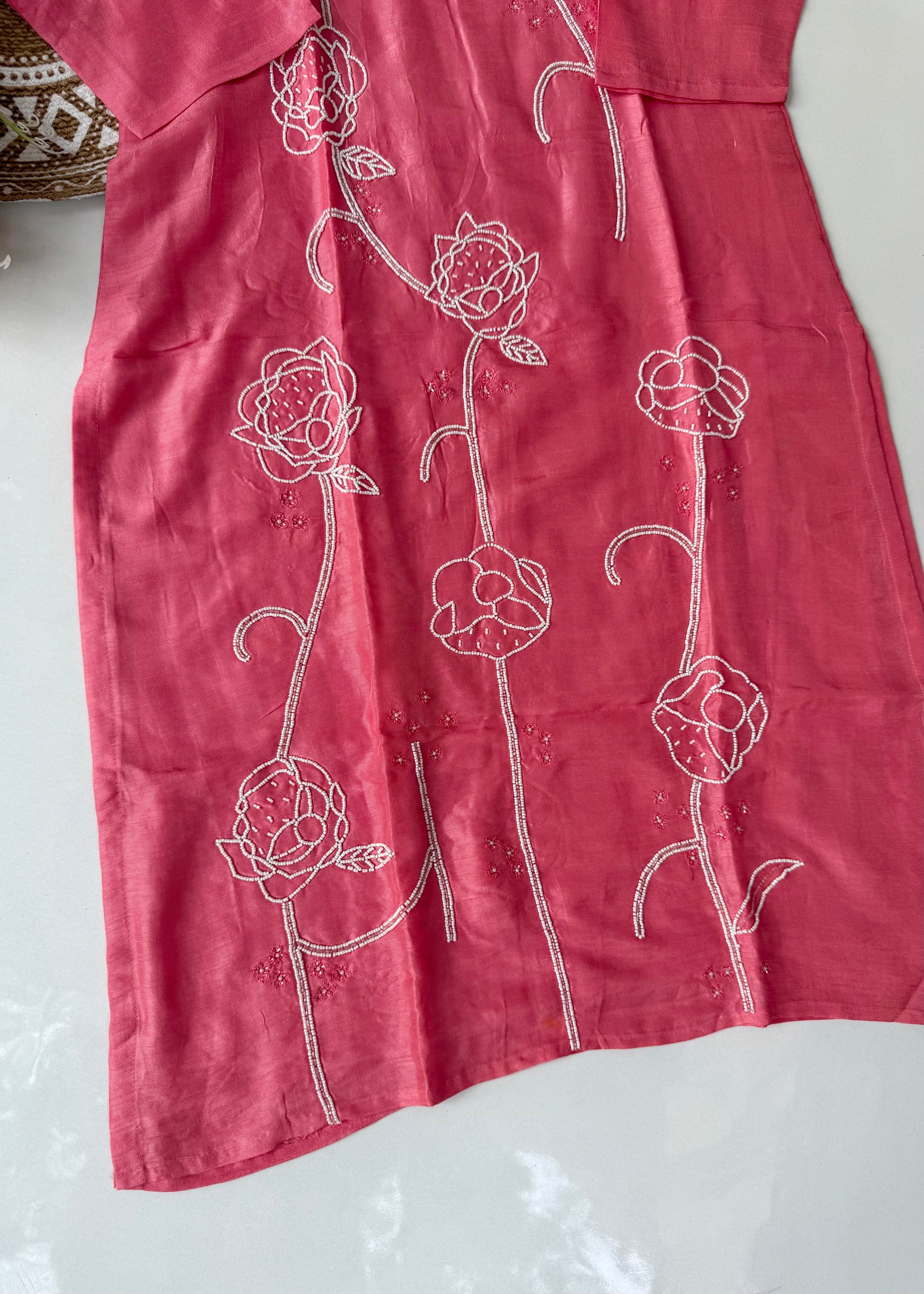 “Sarah” Premium Dola silk heavy handwork kurta set 🛍️