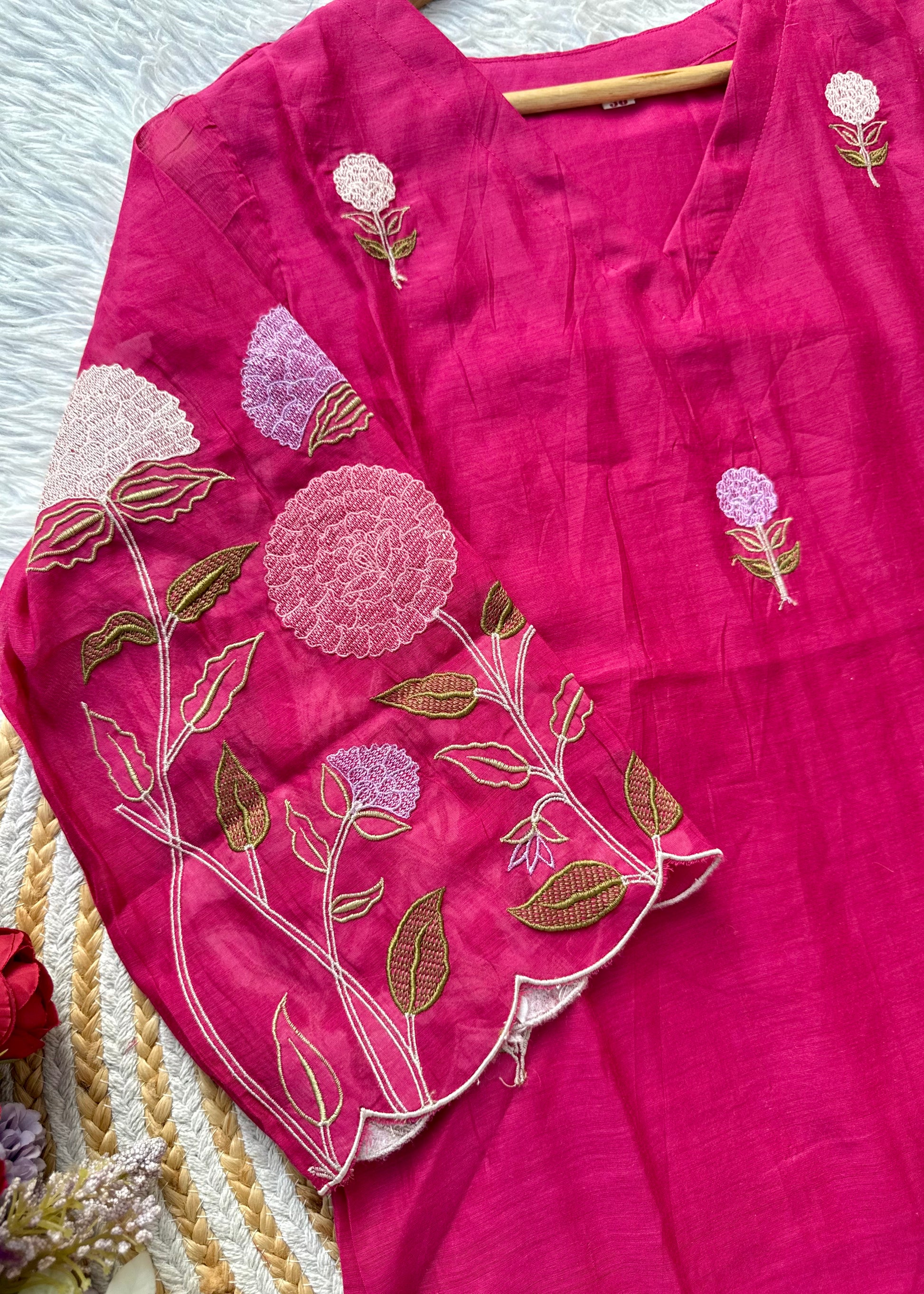 “NAVI” Premium Mul Chanderi party wear kurta set