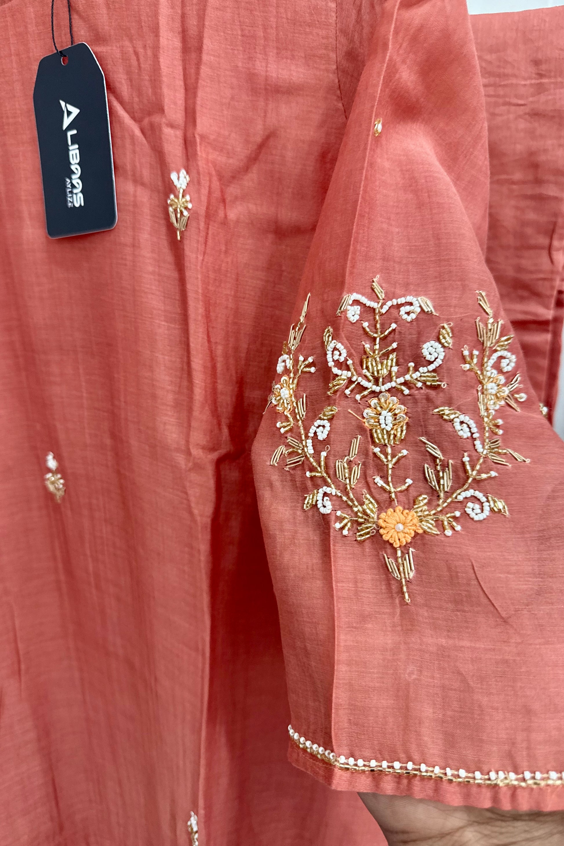 “Iqrah” premium Mul-Chanderi Party wear A Line suit set