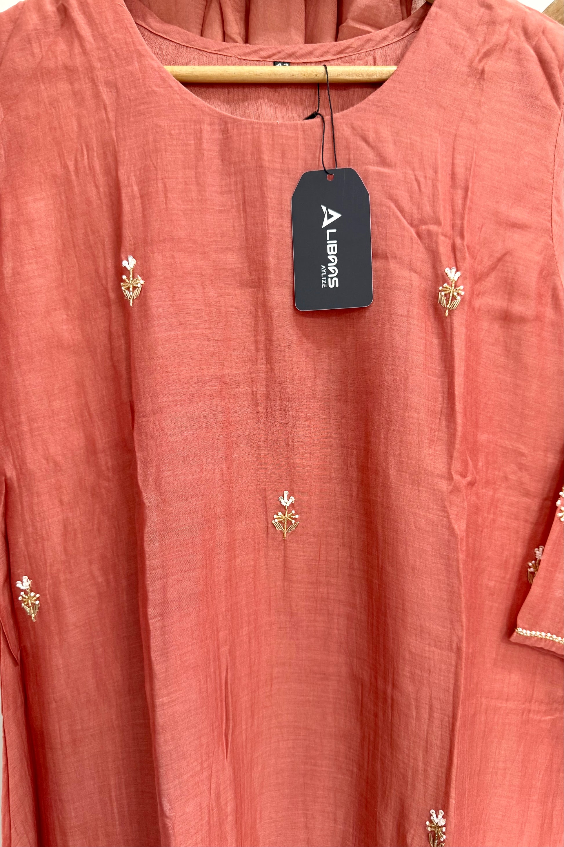 “Iqrah” premium Mul-Chanderi Party wear A Line suit set