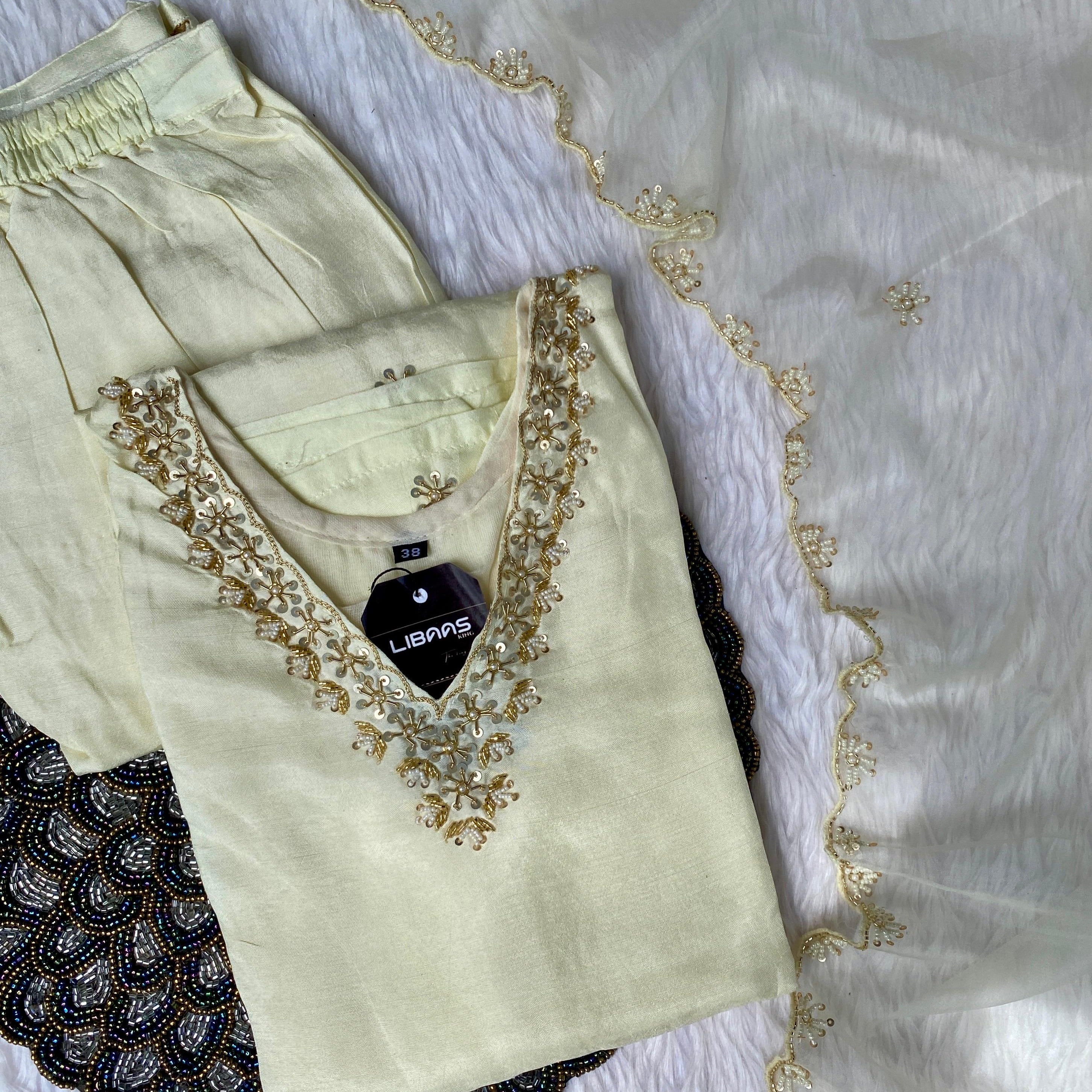 “Rehmat” Festive wear Dola silk kurta bottom with dupatta set 🛍️