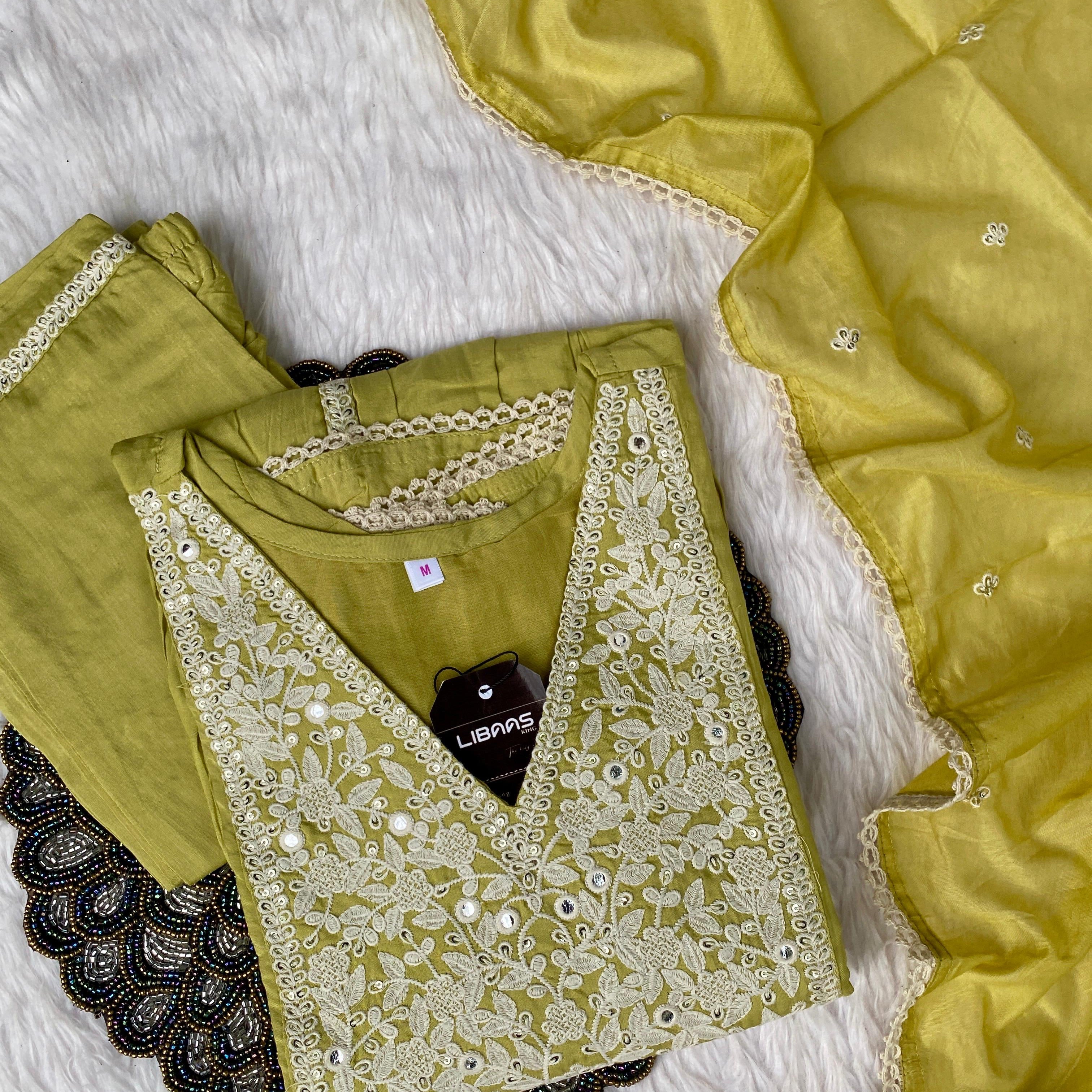 "Dastoor” Muslin silk anarkali kurti bottom with dupatta set