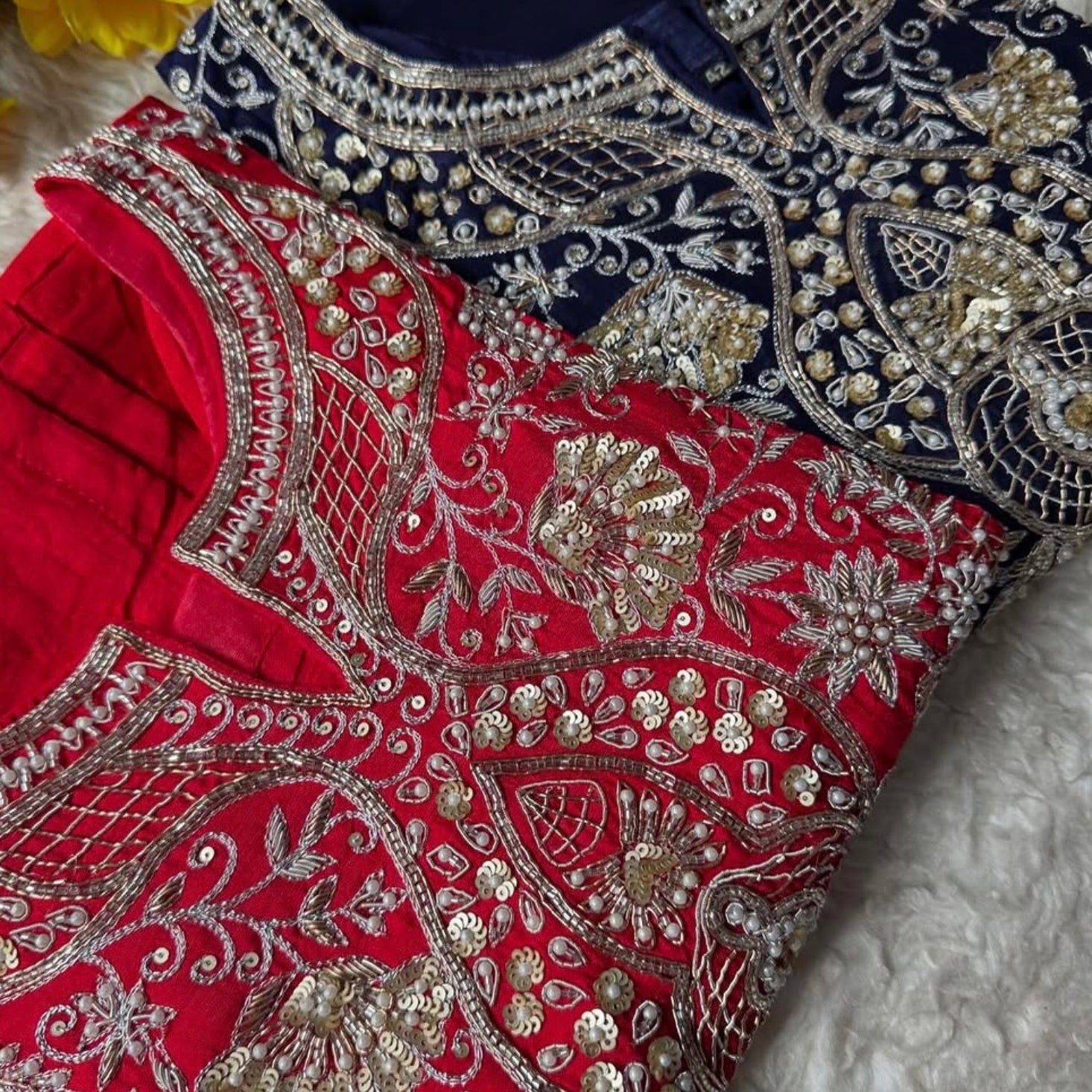 “SUZAIN” A very beautiful festival wear special blue set