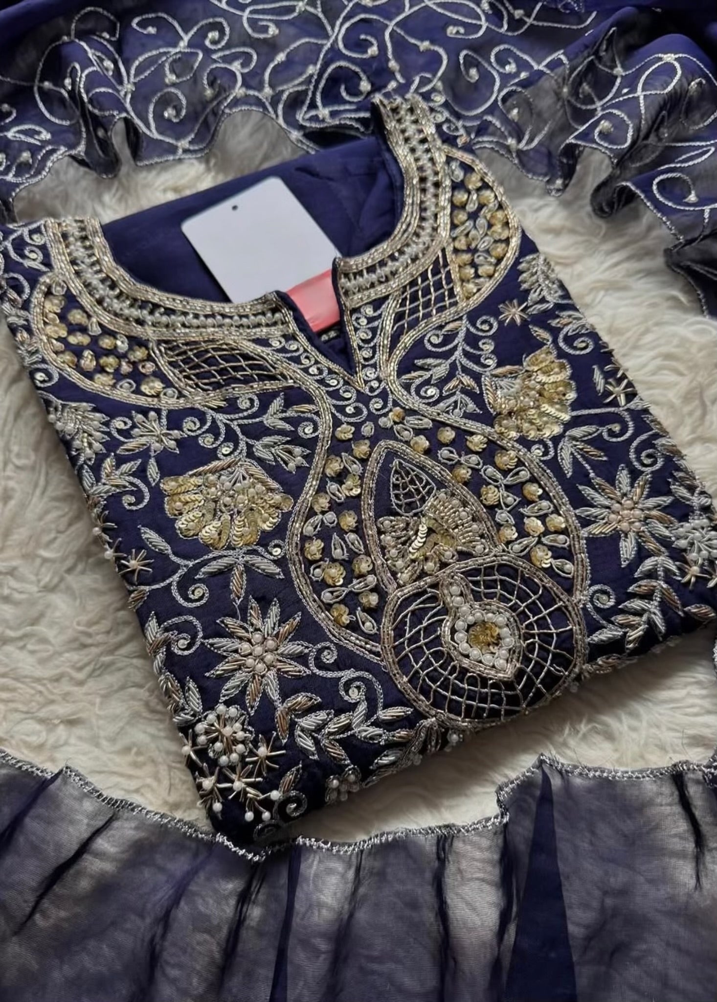 “SUZAIN” A very beautiful festival wear special blue set