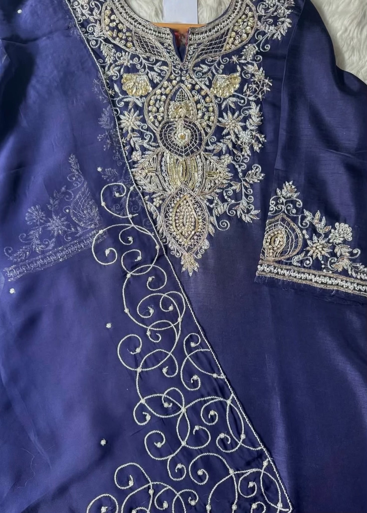 “SUZAIN” A very beautiful festival wear special blue set