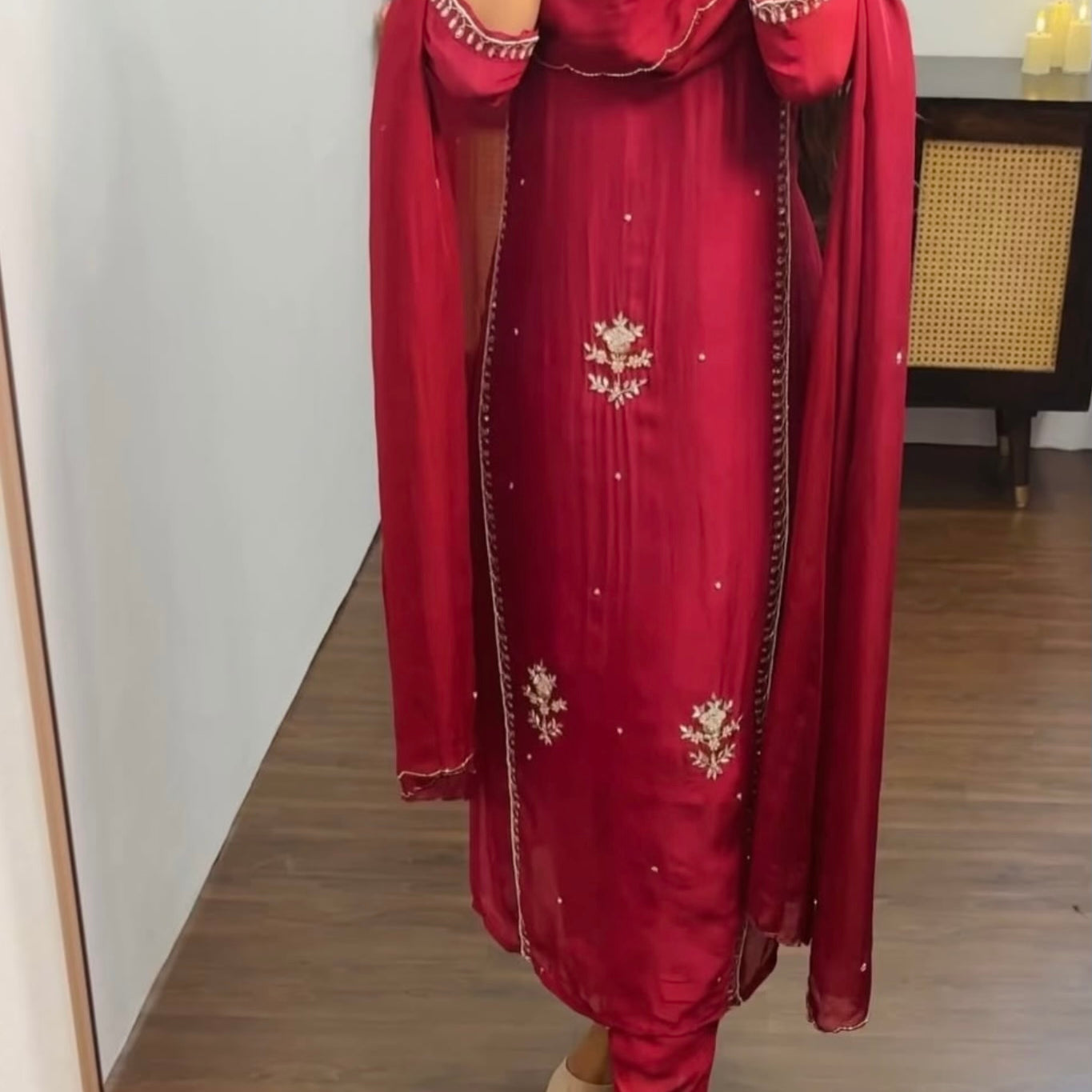 “Ujjwal” Trending Organza Viscose Suit Set