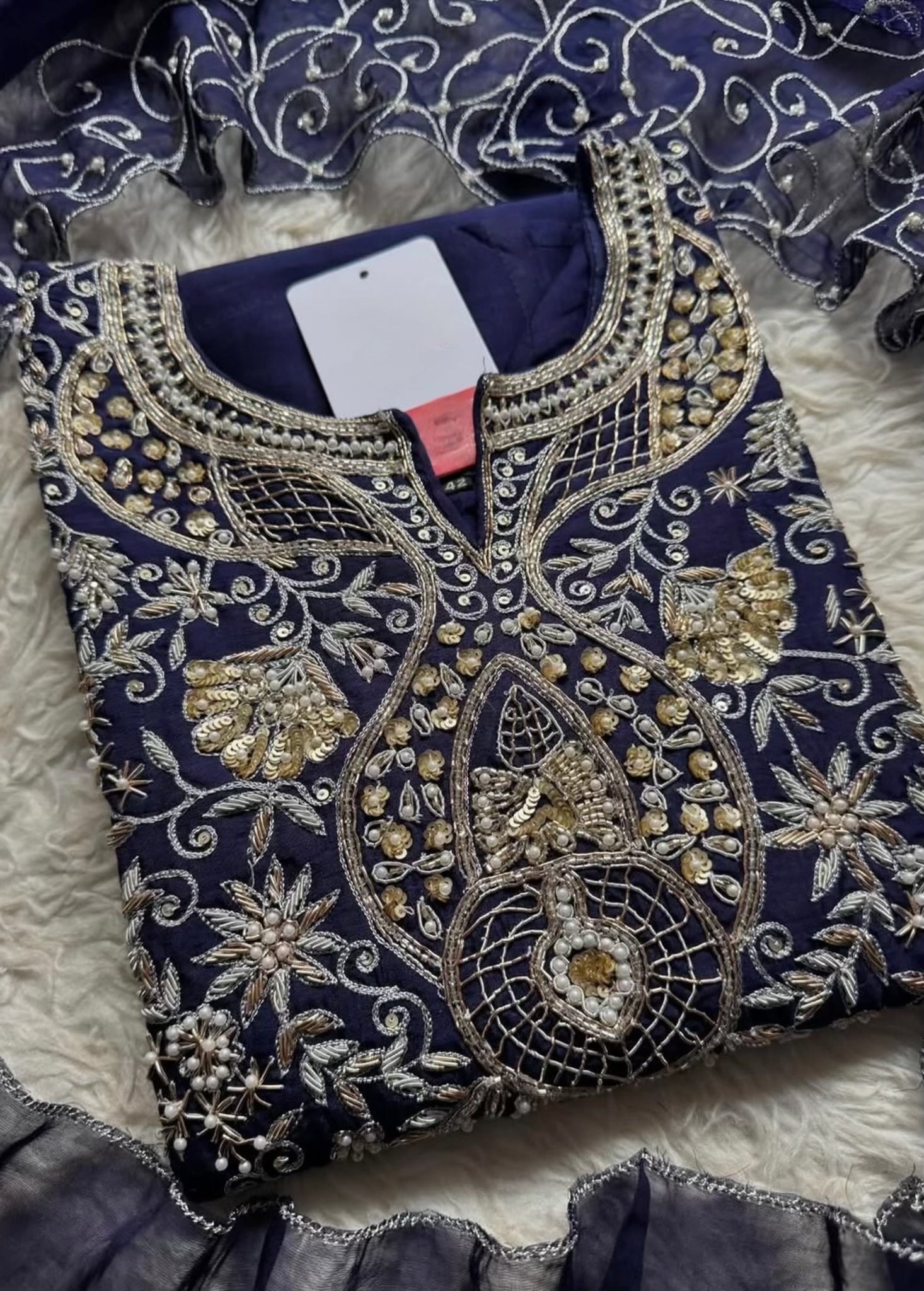 “SUZAIN” A very beautiful festival wear special blue set
